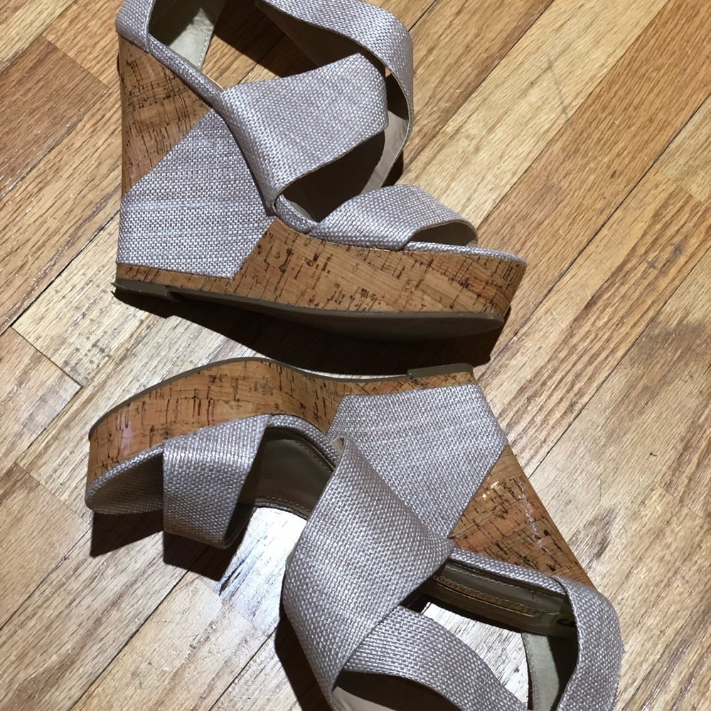 New BCBG High Summer Wedge